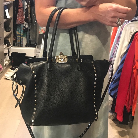 valentino trapeze tote